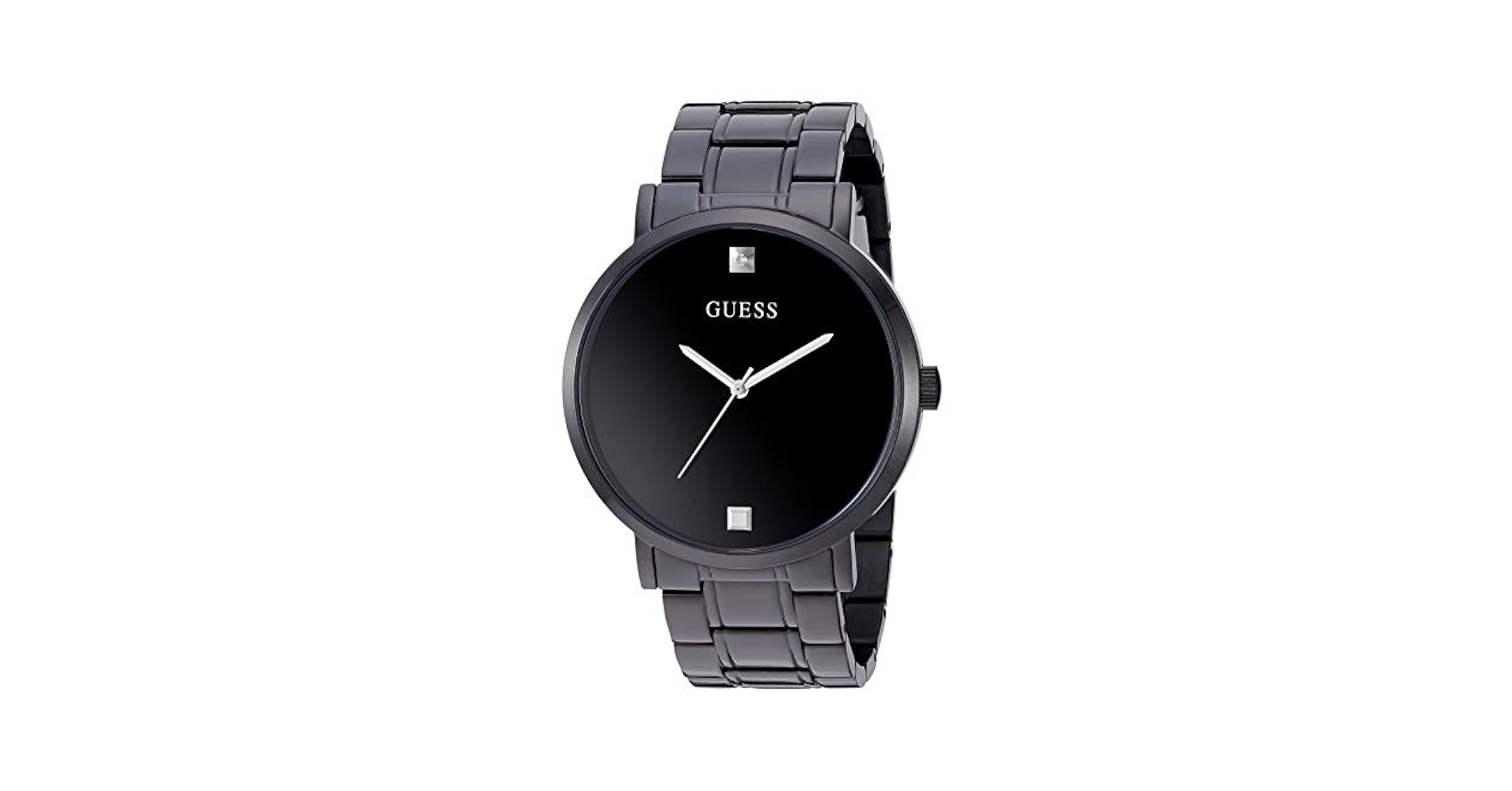GUESS クォーツ腕時計 ブラック Black Diamond Analog Watch | GUESS